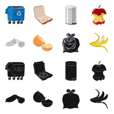 Döküm ve sıralama simge vektör tasarımı. Döküm ve hisse senedi için önemsiz vektör simge kümesi.