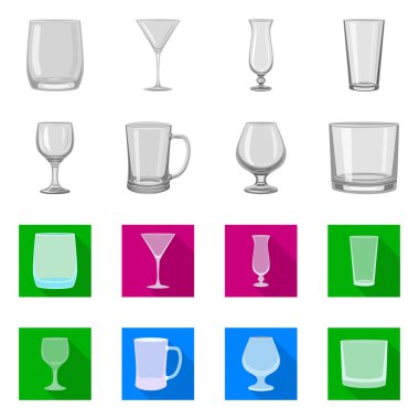 Form ve kutlama simge vektör Illustration. Web formu ve birim hisse senedi simgesi topluluğu.