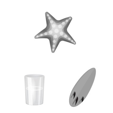 Ekipman ve yüzme sembolü yalıtılmış nesne. Ekipman ve etkinlik hisse senedi simgesi için web topluluğu.