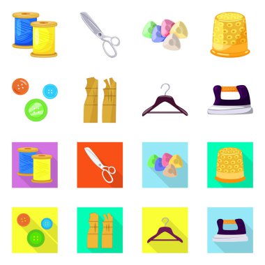 El sanatları ve el sanatları simgesi yalıtılmış nesne. Web için craft ve endüstri hisse senedi simgesi kümesi.