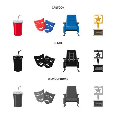 Televizyon ve filme sembolü yalıtılmış nesne. Televizyon ve web için hisse senedi simgesi ile ilgilenen.