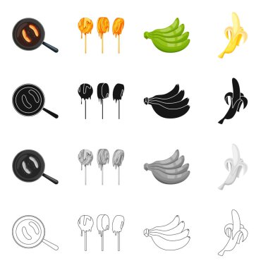 Doğal ve vejetaryen sembolü yalıtılmış nesne. Web için doğal ve yeme hisse senedi simgesi kümesi.