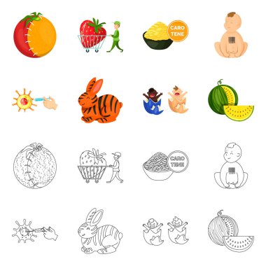 Test ve sentetik simgesi yalıtılmış nesne. Sınama ve laboratuvar hisse senedi vektör çizim topluluğu.