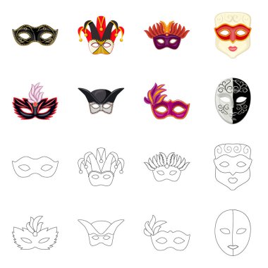 Lüks ve kutlama sembolü yalıtılmış nesne. Hisse senedi için lüks ve Gizle vektör simge topluluğu.