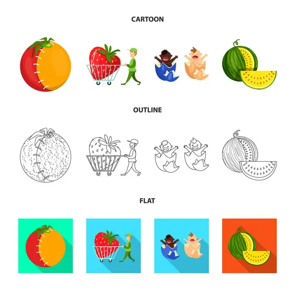 Diseño vectorial de prueba y símbolo sintético. Conjunto de icono de prueba y vector de laboratorio para stock . — Vector de stock