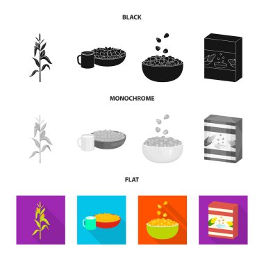 Mısır tarlası ve sebze logosu yalıtılmış nesne. Mısır tarlası ve vejetaryen hisse senedi simgesi için web topluluğu.