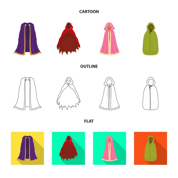 Векторный дизайн материала и знака одежды. Коллекция материала и символа одежды для паутины . — стоковый вектор
