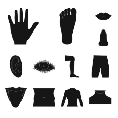 İnsan ve yarım simge vektör Illustration. Kadın hisse senedi vektör çizim ve insan topluluğu.