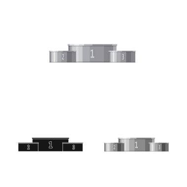 Araba ve ralli logosu yalıtılmış nesne. Hisse senedi için araba ve yarış vektör simge kümesi.