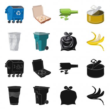 Döküm ve sıralama işareti yalıtılmış nesne. Dizi dökümü ve önemsiz hisse senedi vektör çizim.