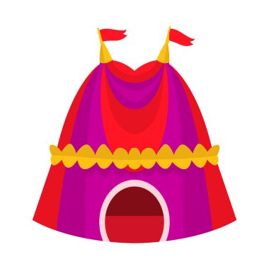 Çadır ve park simgesivektör tasarımı. Çadır ve branda stok vektör illüstrasyon koleksiyonu.