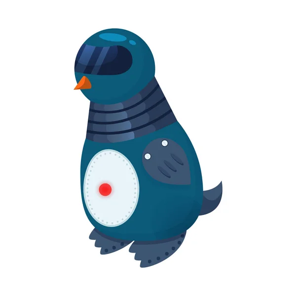 Wektor projekt pingwina i symbol zwierzęcia. Kolekcja pingwina i Android Stock wektor ilustracji. — Wektor stockowy