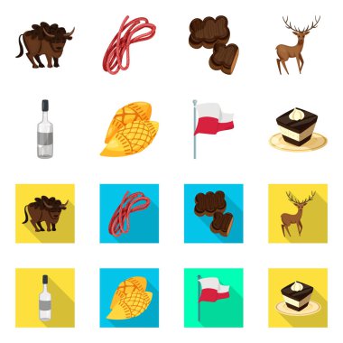 Vektör tasarımı geleneksel ve tur işareti. Hisse senedi için simge vektör simge ve geleneksel dizi.