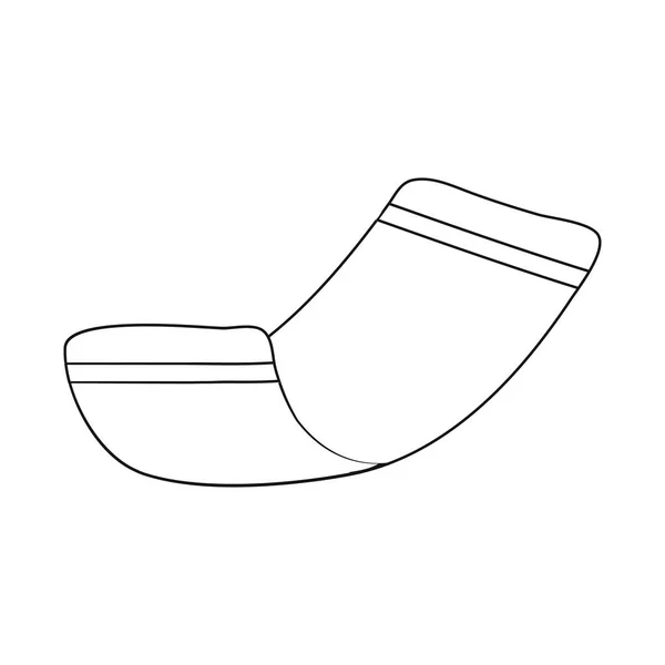 Isoliertes Objekt aus Handtuch und frischem Symbol. Sammlung von Handtuch und Materialvektorillustration. — Stockvektor