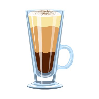 Fincan ve tatlı simgesi vektör tasarımı. Web için fincan ve frappe stok sembolü koleksiyonu.