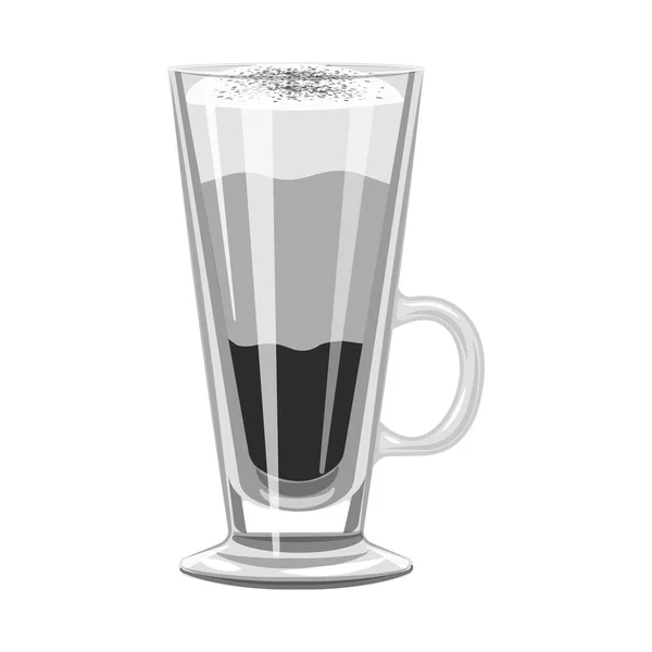 Векторний дизайн логотипу чашки та десерту. Набір символів чашки та фрагмента для Інтернету . — стоковий вектор