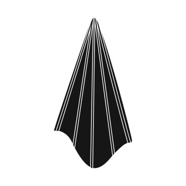 Askı ve bulaşık havlusu işaretivektör illüstrasyon. Askı ve duş stok vektör illüstrasyon koleksiyonu.