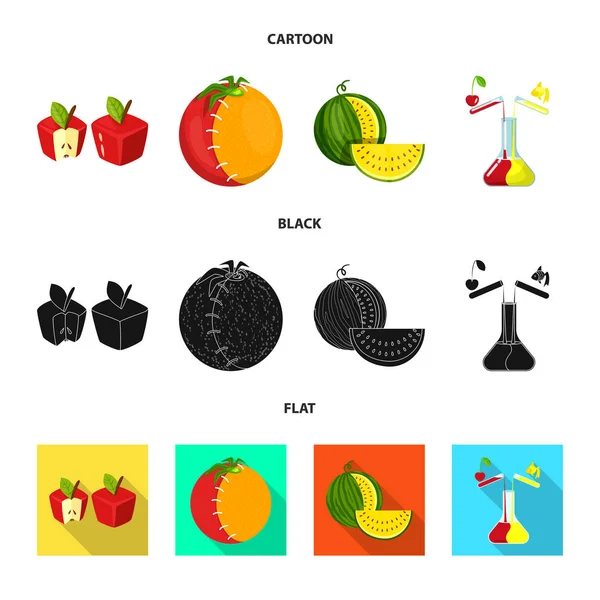 Objeto isolado de teste e sinal sintético. Conjunto de ensaio e ilustração do vetor de estoque laboratorial . —  Vetores de Stock