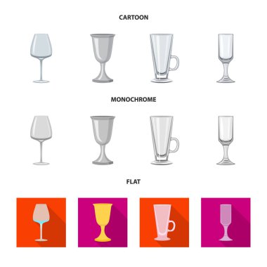 Form ve kutlama simge vektör Illustration. Hisse senedi için form ve birim vektör simge topluluğu.