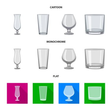 Form ve kutlama simge vektör Illustration. Form ve birim hisse senedi vektör çizim seti.