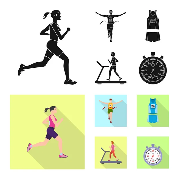 Conception vectorielle du sport et icône gagnante. Collection de sport et de fitness stock symbole pour le web . — Image vectorielle