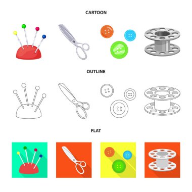 Craft illüstrasyon vektör ve işareti Elişi. Zanaat ve sanayi stok vektör çizim topluluğu.