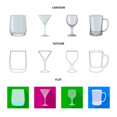 Form ve kutlama logo vektör Illustration. Web formu ve birim hisse senedi simgesi kümesi.