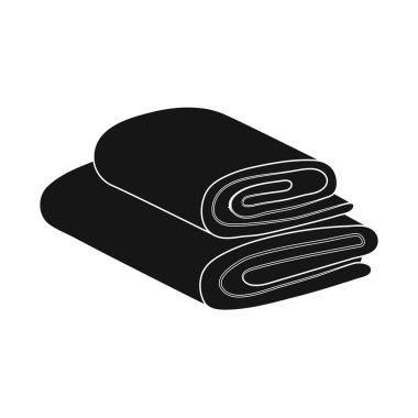 Yığılmış ve sauna simgesivektör tasarımı. Stok için yığılmış ve duş vektör simgesi seti.