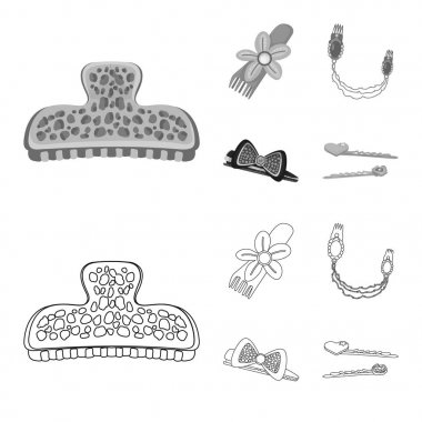 Güzellik ve moda ikonu yalıtılmış nesne. Güzellik ve kadın hisse senedi vektör çizim.