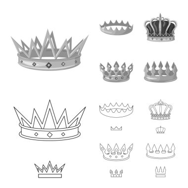 Ortaçağ yalıtılmış nesne ve asalet logosu. Ortaçağ kümesi ve monarşi hisse senedi simgesi web için.