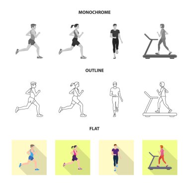 Spor ve kazanan logo vektör tasarımı. Spor ve fitness vektör simgesini hissenin topluluğu.