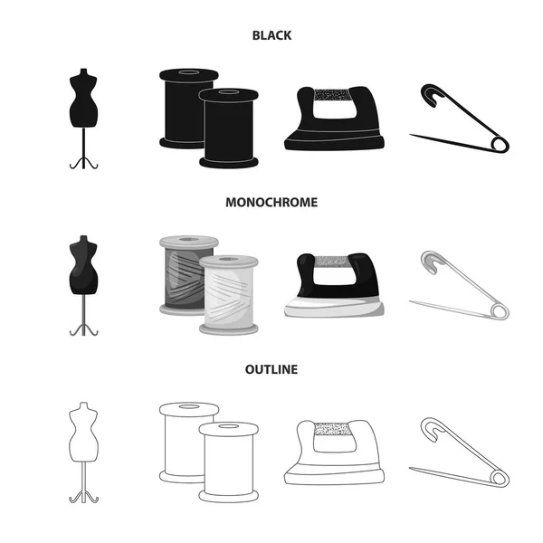 Objet isolé de l'artisanat et icône de l'artisanat. Collection d'icône vectorielle artisanale et industrielle pour stock . — Image vectorielle