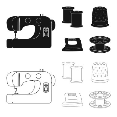El sanatları ve el sanatları simgesi yalıtılmış nesne. Hisse senedi için craft ve sanayi vektör simge topluluğu.