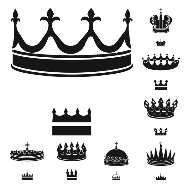 Projeto vetorial de rei e ícone majestoso. Coleção de rei e vetor de ouro ícone para estoque . — Vetor de Stock
