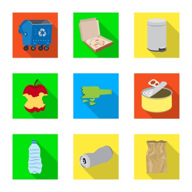 Döküm ve sıralama sembolü yalıtılmış nesne. Dizi dökümü ve önemsiz hisse senedi vektör çizim.