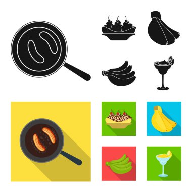 Doğal ve vejetaryen logo vektör tasarımı. Doğal ve yeme hisse senedi simgesi için web topluluğu.