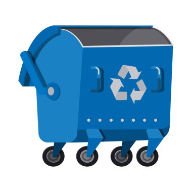 Çevre ve atık simgesinin vektör tasarımı. Çevre ve ekoloji stok vektör illüstrasyon seti.