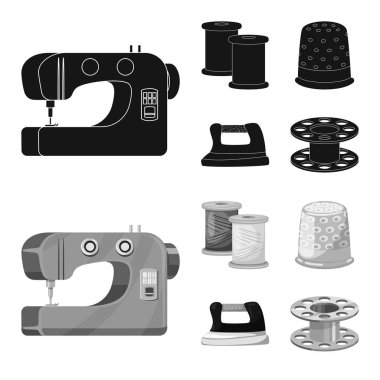 El sanatları ve el sanatları logo vektör Illustration. Hisse senedi için craft ve sanayi vektör simge kümesi.