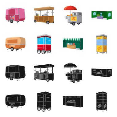 Pazarlama ve çadır logosu vektör tasarımı. Stok için pazarlama ve açık hava vektör simgesi koleksiyonu.