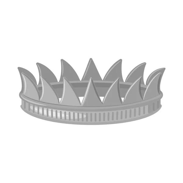 Vector illustratie van juweel en VIP-logo. Collectie van juweel en adel aandelensymbool voor web. — Stockvector