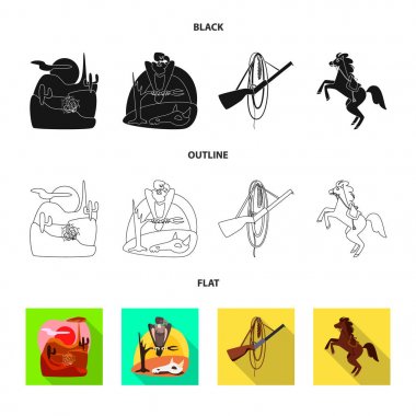 Teksas ve Tarih işareti yalıtılmış nesne. Web için texas ve kültür hisse senedi simgesi kümesi.