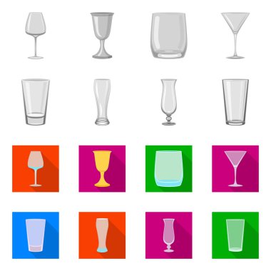 Form ve kutlama simge vektör tasarımı. Hisse senedi için form ve birim vektör simge topluluğu.