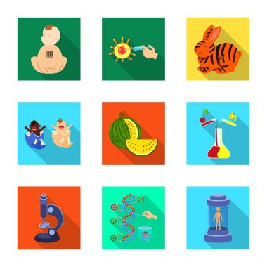 Test ve sentetik işareti vektör tasarımı. Sınama ve laboratuvar hisse senedi vektör çizim topluluğu.