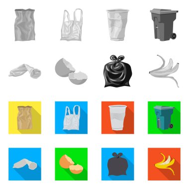 Döküm ve sıralama sembolü yalıtılmış nesne. Döküm ve hisse senedi için önemsiz vektör simge kümesi.