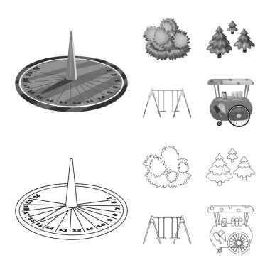 Kentsel ve sokak simge vektör tasarımı. Gevşeme hisse senedi vektör çizim ve kentsel kümesi.