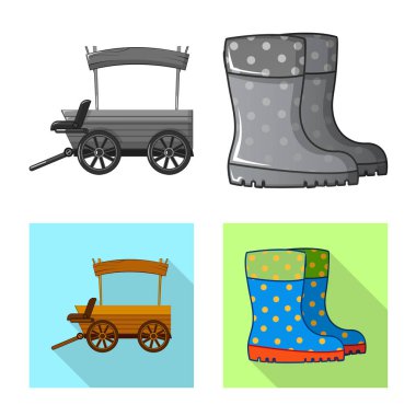 Çiftlik ve tarım simgesi yalıtılmış nesne. Çiftlik ve bitki hisse senedi simgesi için web topluluğu.