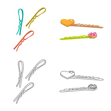 Güzellik ve moda sembolü yalıtılmış nesne. Güzellik ve kadın hisse senedi vektör çizim.