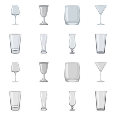 Form ve kutlama logo vektör Illustration. Hisse senedi için form ve birim vektör simge kümesi.