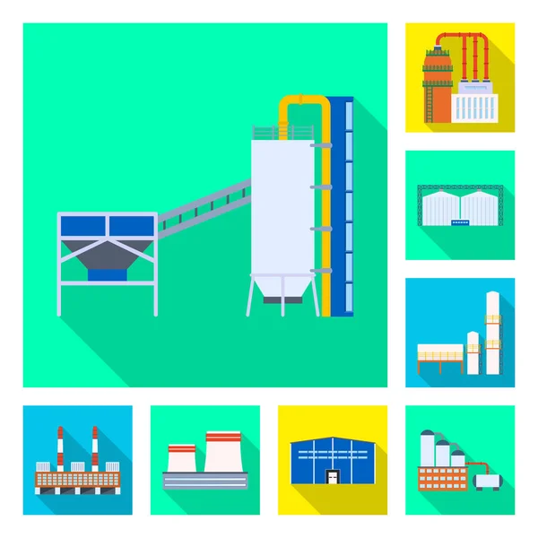 Ilustração vetorial do signo de arquitetura e tecnologia. Coleção de arquitetura e construção vetor ícone para estoque . — Vetor de Stock