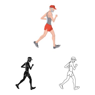 Spor ve kazanan simge vektör Illustration. Hisse senedi için spor ve fitness vektör simge kümesi.